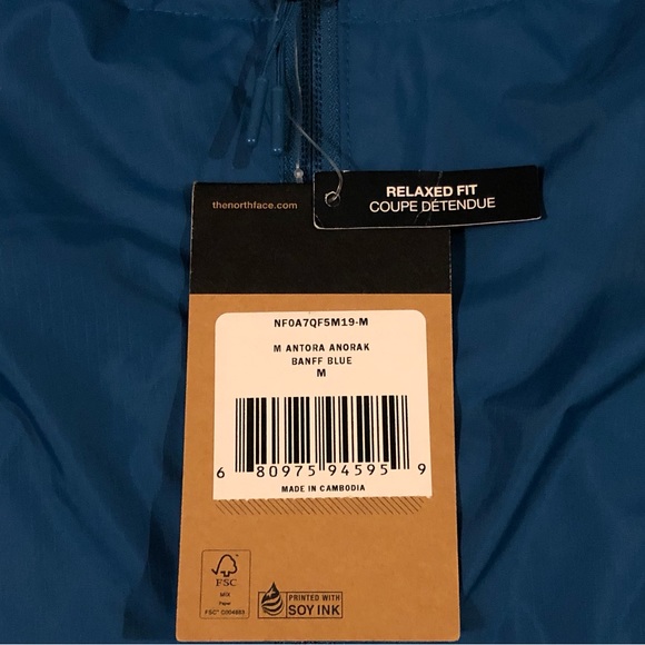 The North Face Men’s Antora Anorak “Banff Blue” (XL) - Picture 4 of 6